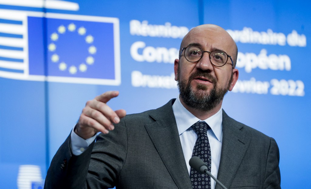 Presidente do Conselho Europeu, Charles Michel. 