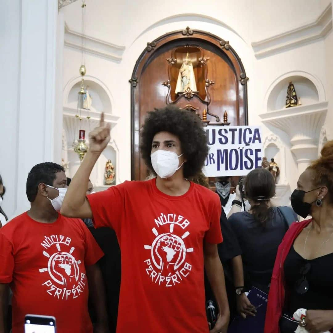 O vereador Renato Freitas (PT-PR) rebateu, nesta segunda-feira, críticas por liderar um ato antiracista no sábado na Igreja Nossa Senhora do Rosário dos Pretos de São Benedito, no centro histórico de Curitiba