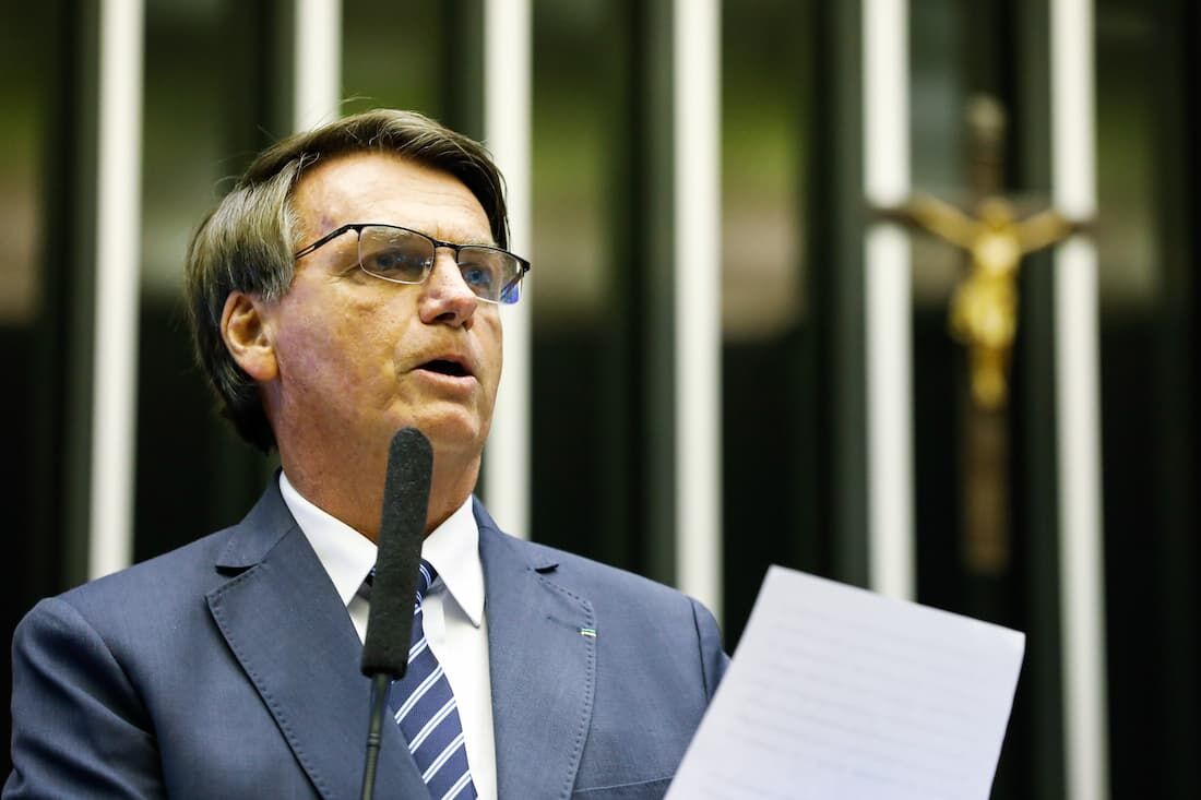 Bolsonaro na reabertura do Congresso