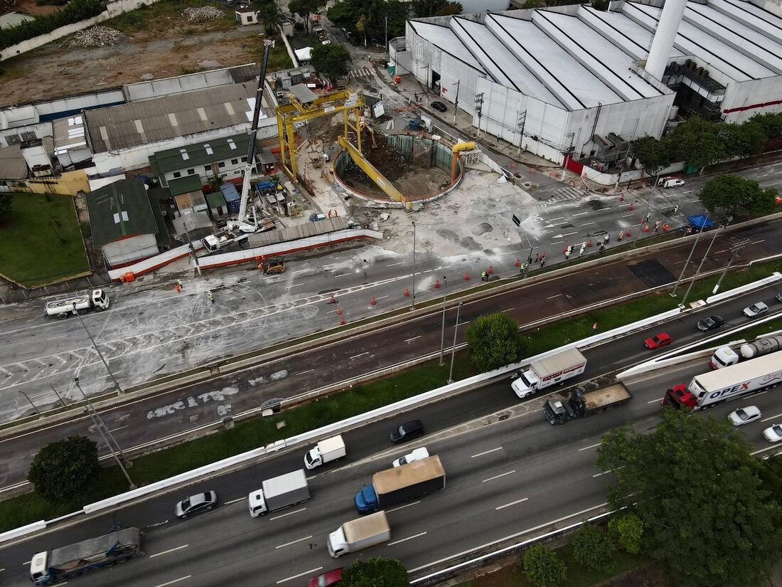 Trabalhos no incidente nas obras da Linha 6-Laranja de Metrô