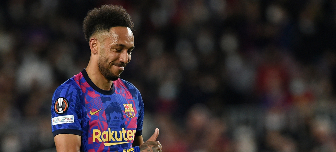 Aubameyang, atacante do Barcelona