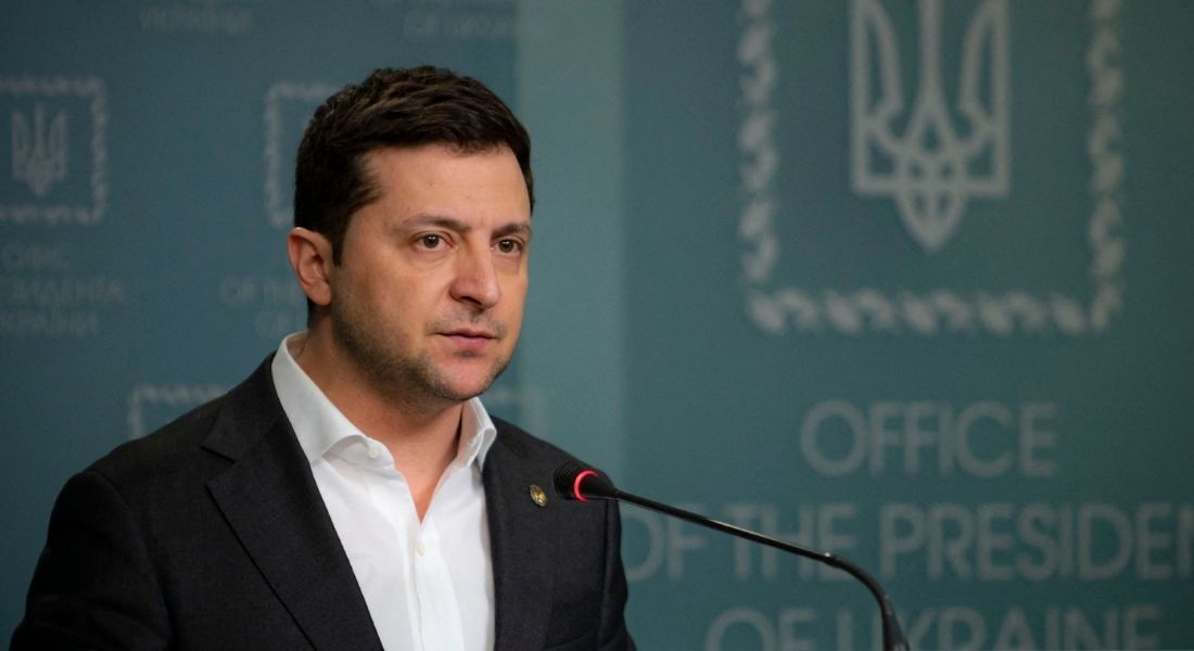 Volodimir Zelensky, presidente da Ucrânia