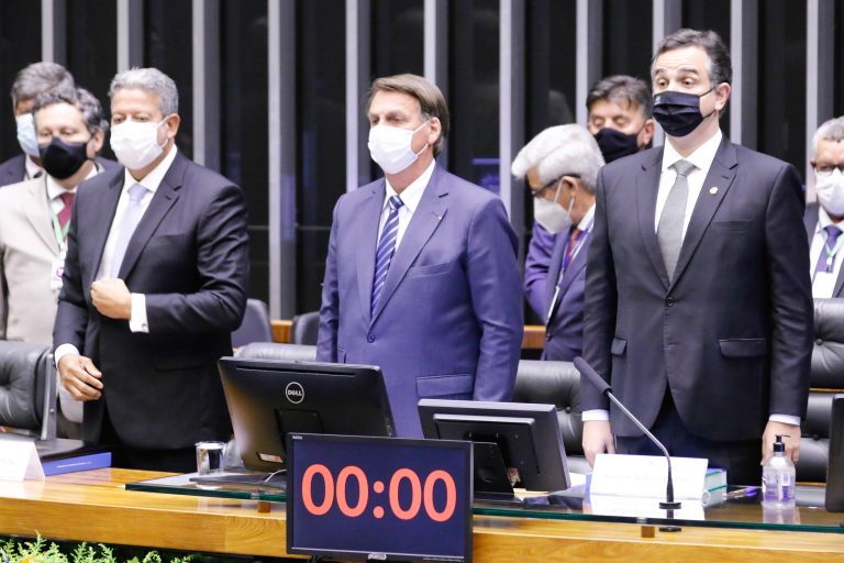 Bolsonaro na reabertura dos trabalhos no Congresso Nacional