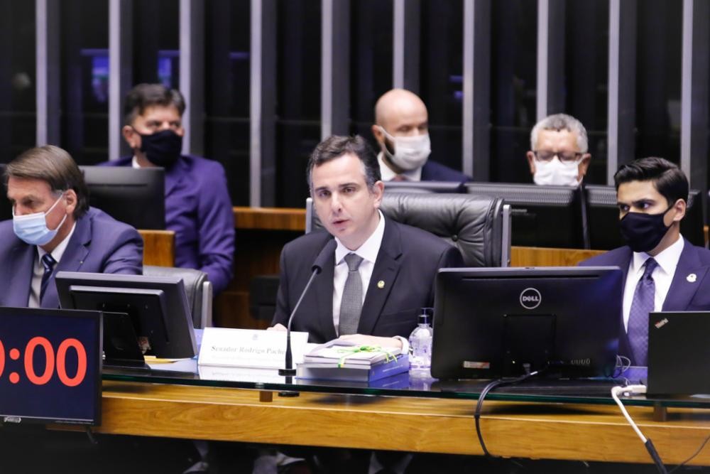 Rodrigo Pacheco na abertura dos trabalhos legislativos de 2022