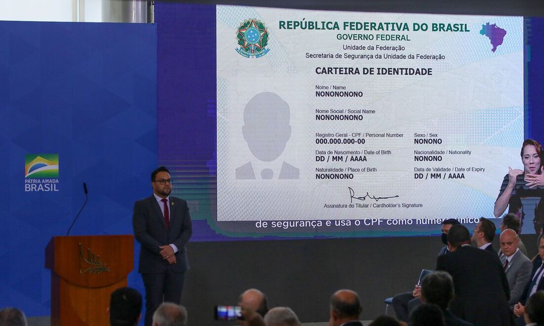 Criação da carteira nacional de identidade unificada em todo o país