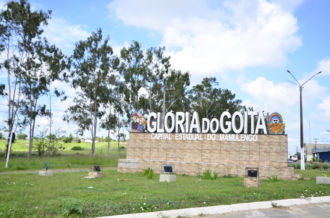 Entrada do município de Gloria do Goitá 