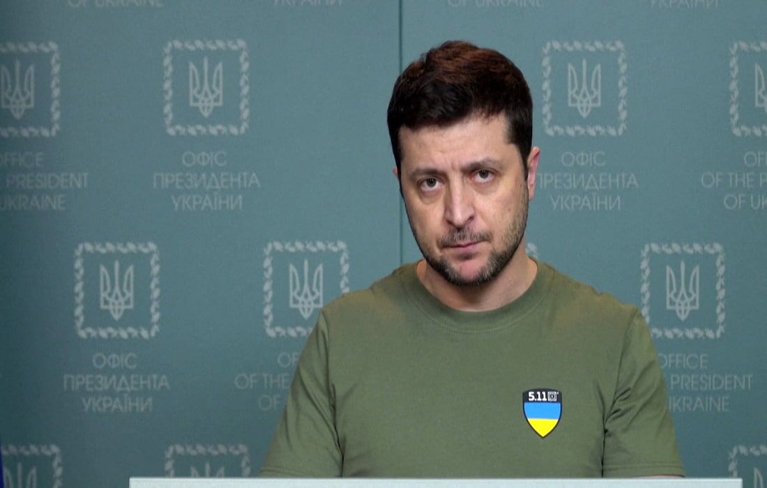 Volodimir Zelensky, presidente ucraniano