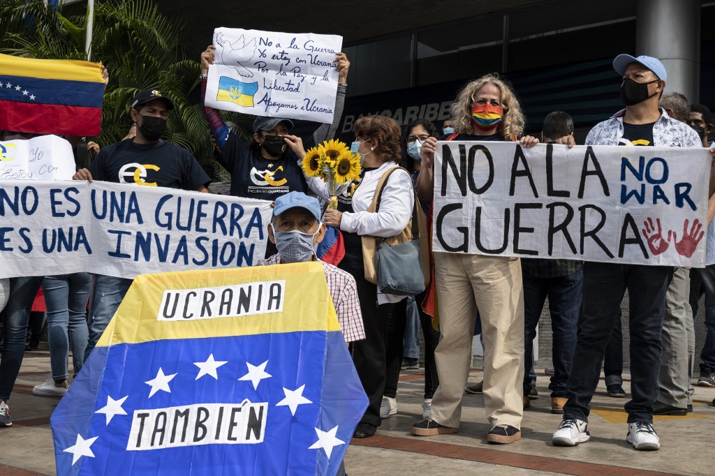 Manifestantes Venezuelanos 