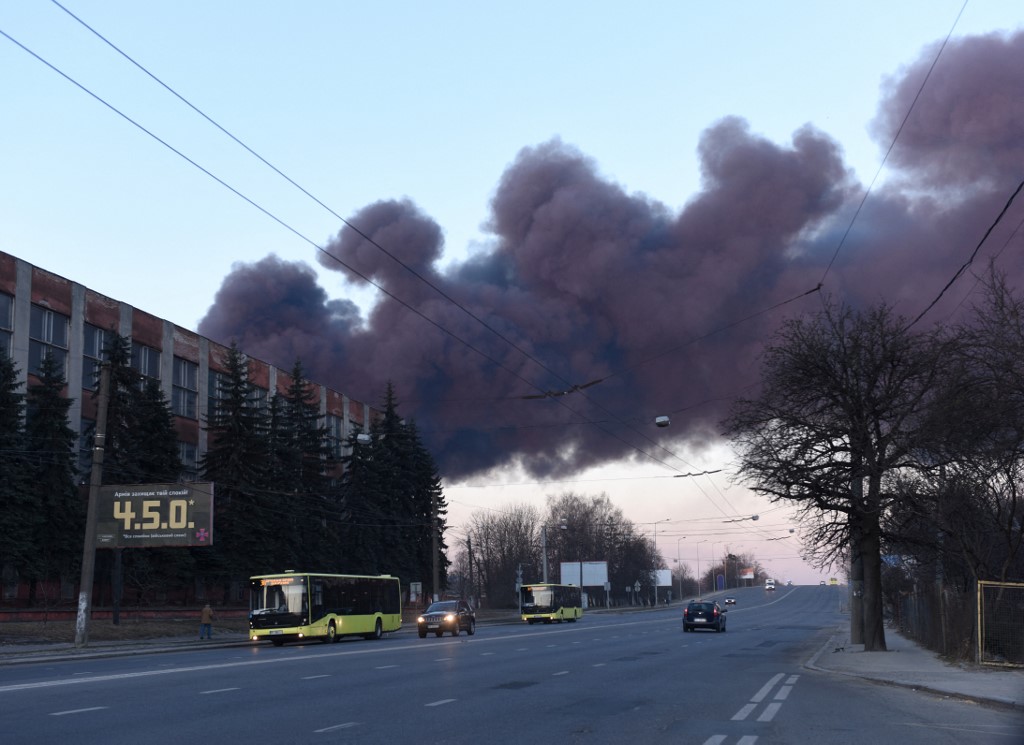 Cidade de Lviv ainda não havia sido alvo dos ataques russos