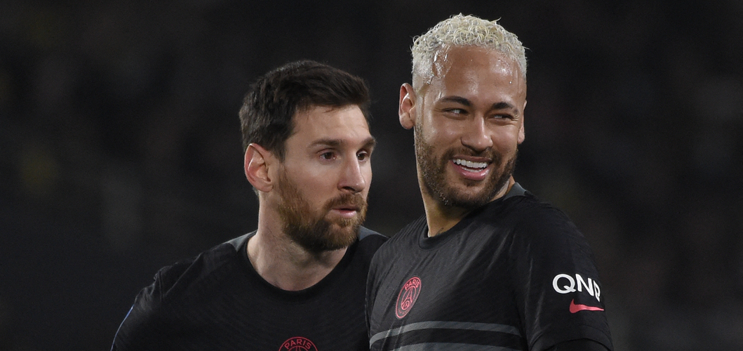 Messi e Neymar, atletas do PSG