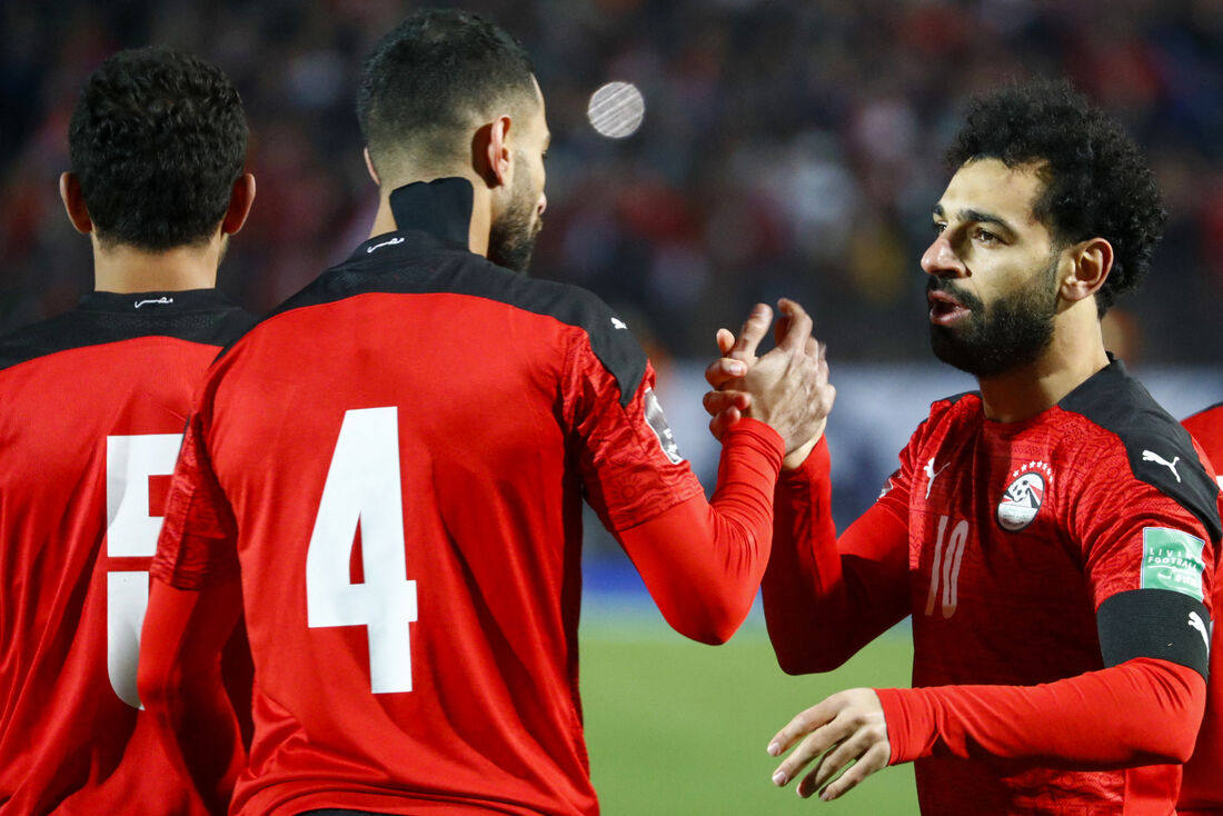 Salah foi o responsável pelo gol que classificou o Egito para a Copa de 2018 ma Rússia