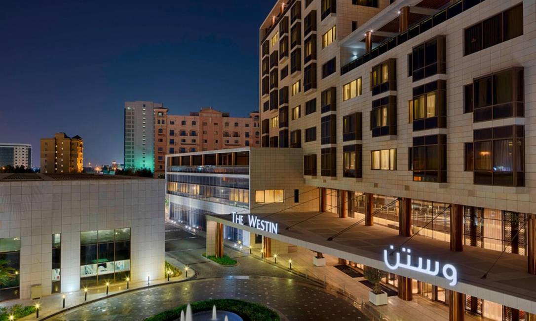 Fachada do Westin Doha Hotel & Sp