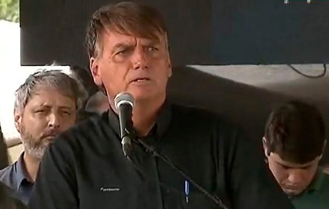 Bolsonaro discursa em Parnamirim, no Rio Grande do Norte