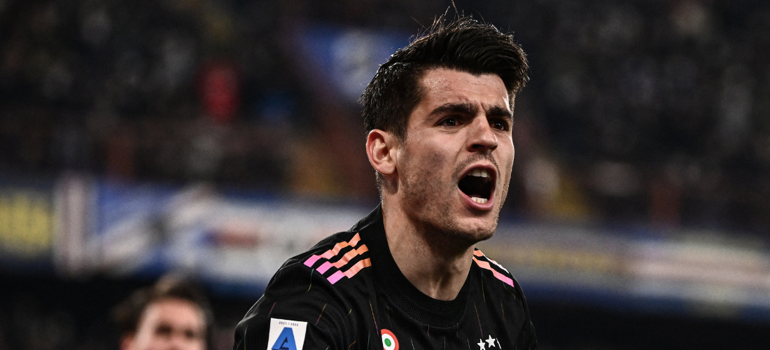 Morata, atacante da Juventus 