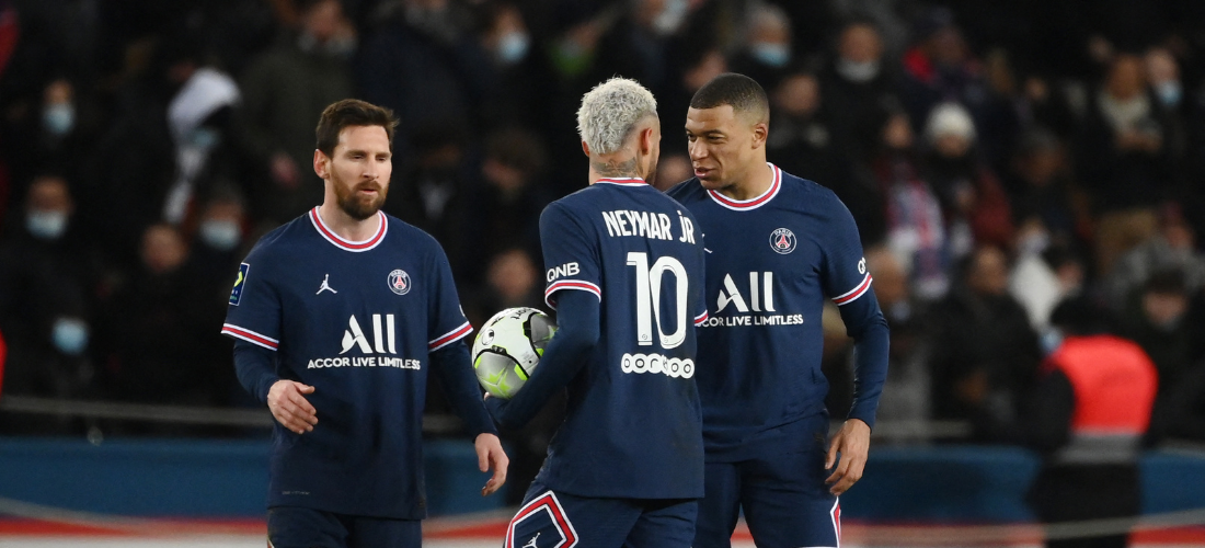 Messi, Neymar e Mbappé