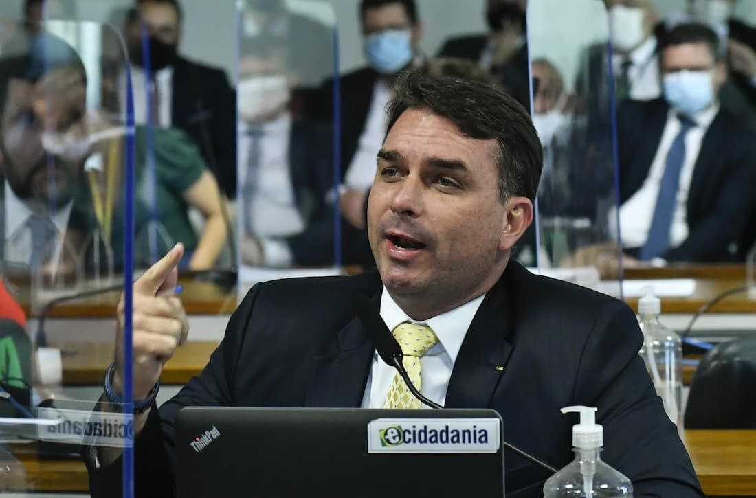 Flávio Bolsonaro, senador e filho do ex-presidente Jair Bolsonaro