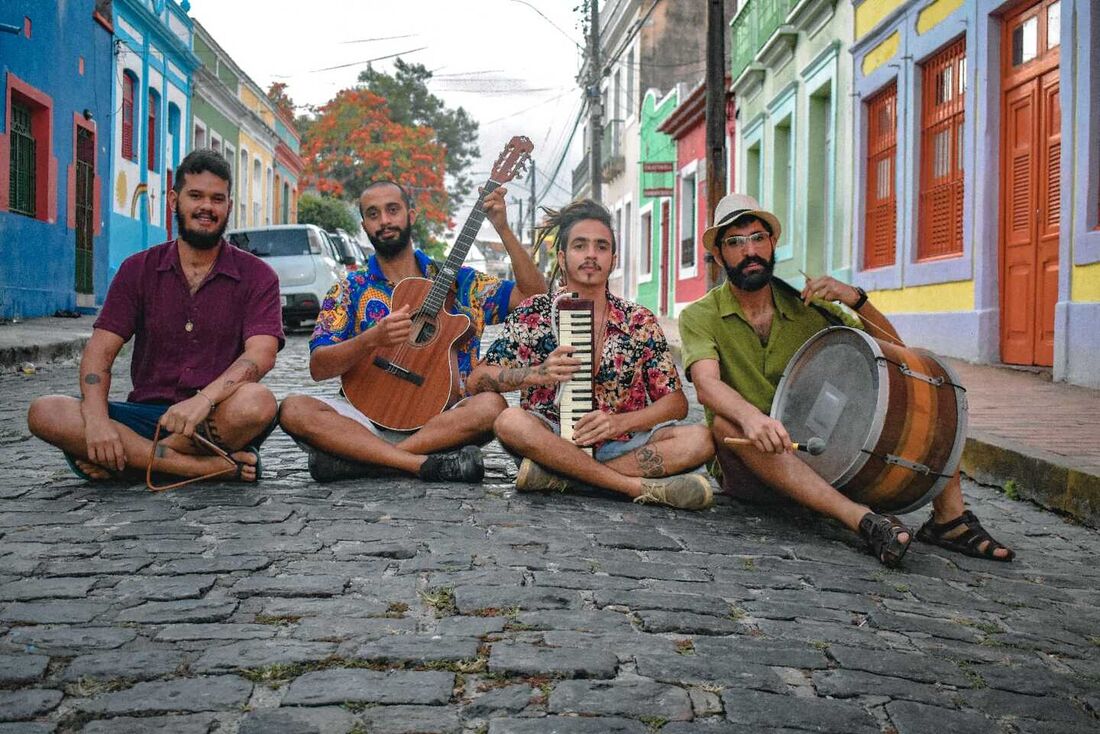 A banda Forró Escaletado, de Olinda