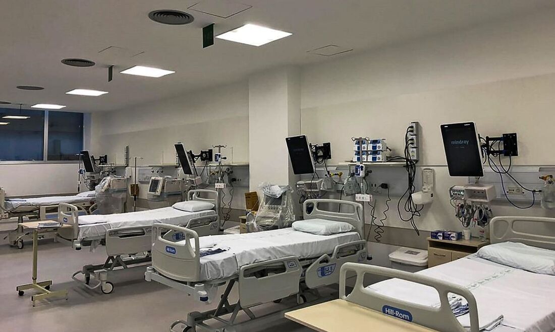 A ocupação dos leitos de terapia intensiva (UTIs) para Covid-19 ficou abaixo de 60% pela primeira vez desde 2019