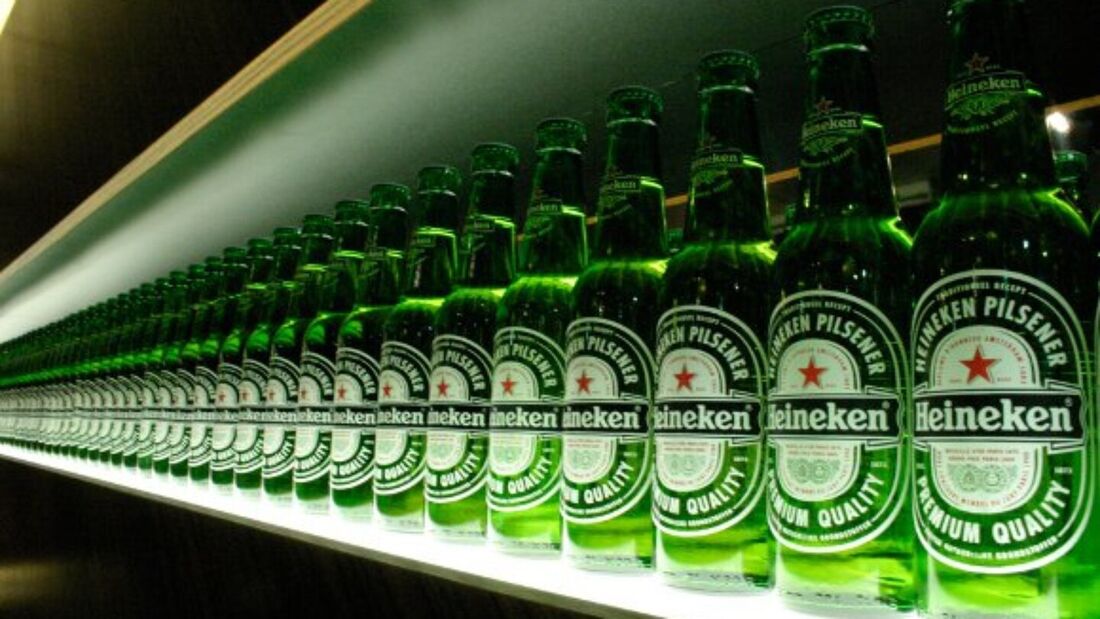 Cerveja Heineken, segunda maior produtora do mundo