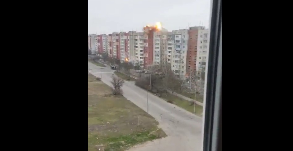 Bombardeio em Kherson