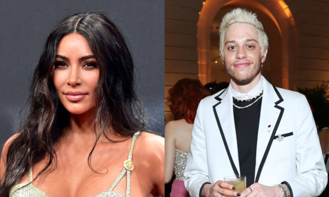 Kim Kardashian e o comediante Pete Davidson