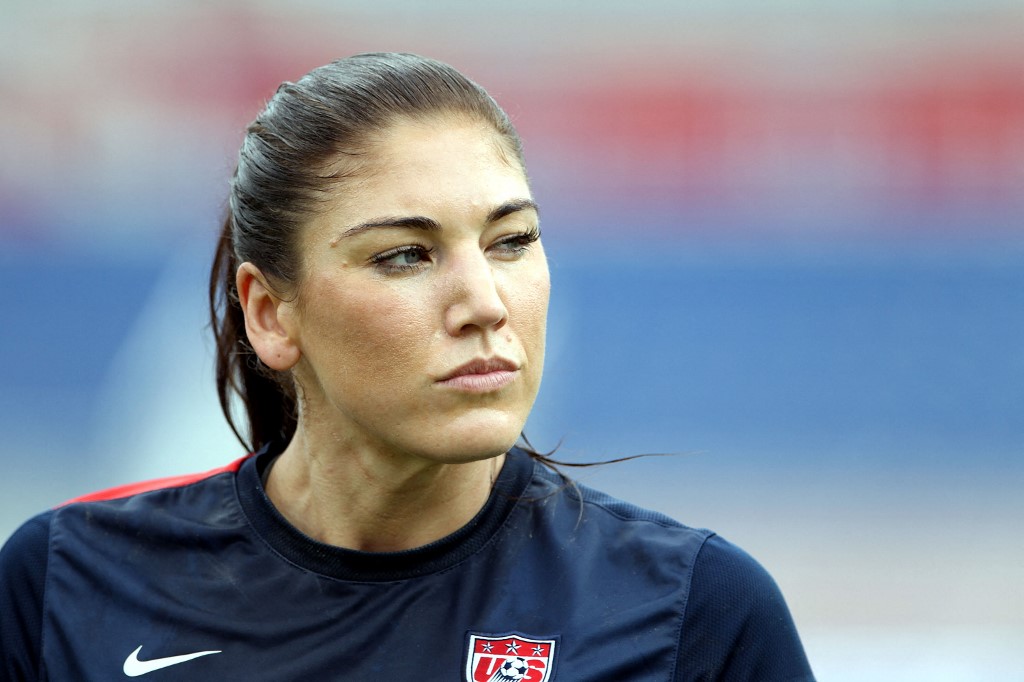 Hope Solo, ex-goleira da seleção dos Estados Unidos