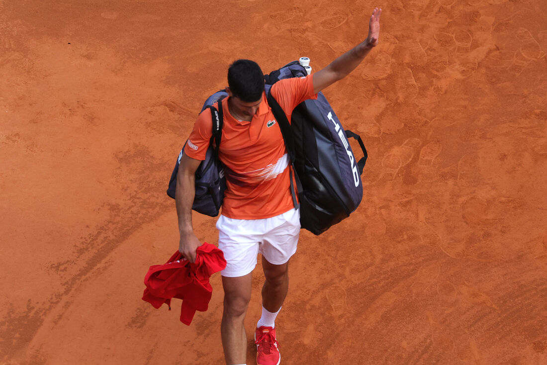 Após jogar apenas quatro partidas na temporada, essa foi a segunda derrota consecutiva de Djokovic