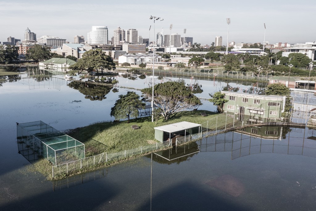 Em 2022, Durban, na África do Sul, foi atingida por fortes enchentes que vitimaram 400 pessoas