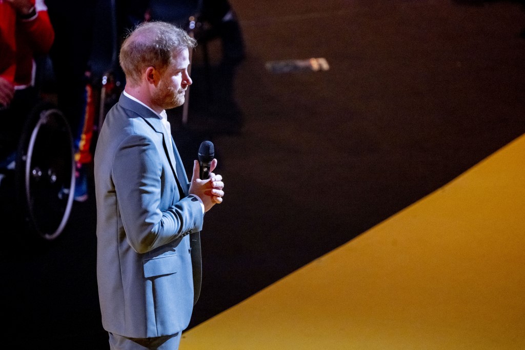 Príncipe Harry na abertura dos Jogos Invictus, neste sábado (16)