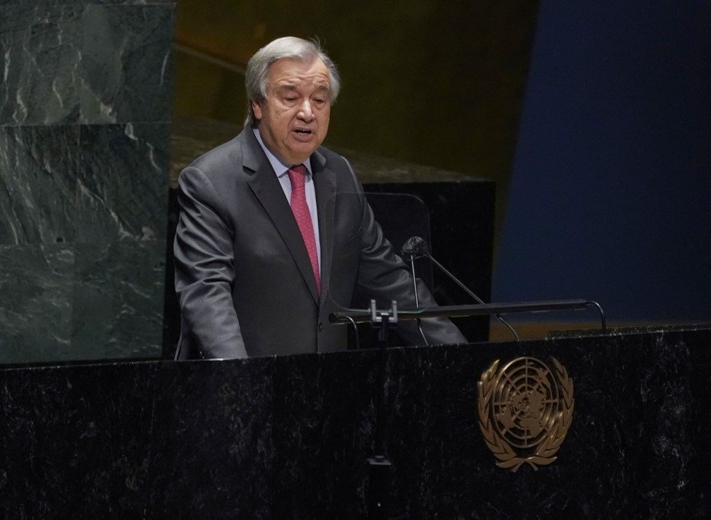 Secretário-geral da ONU, António Guterres