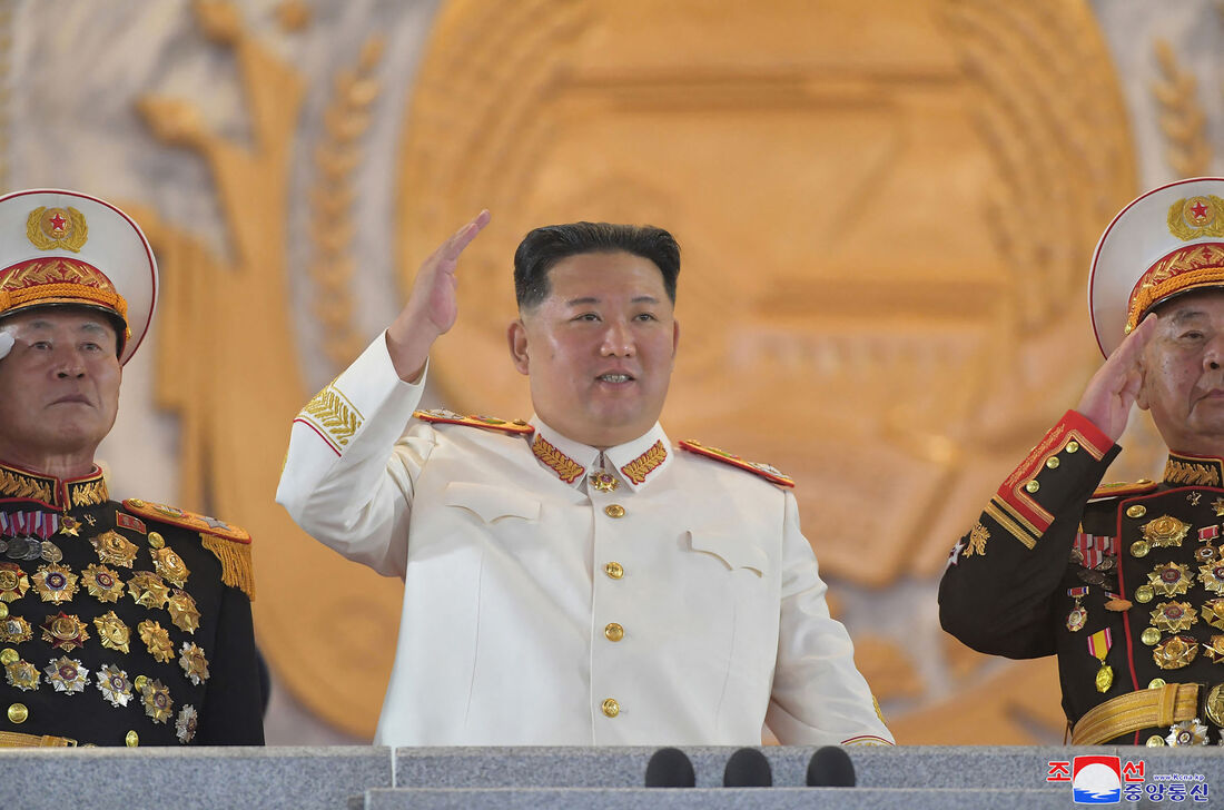 Kim Jong Un, líder supremo da Coreia do Norte