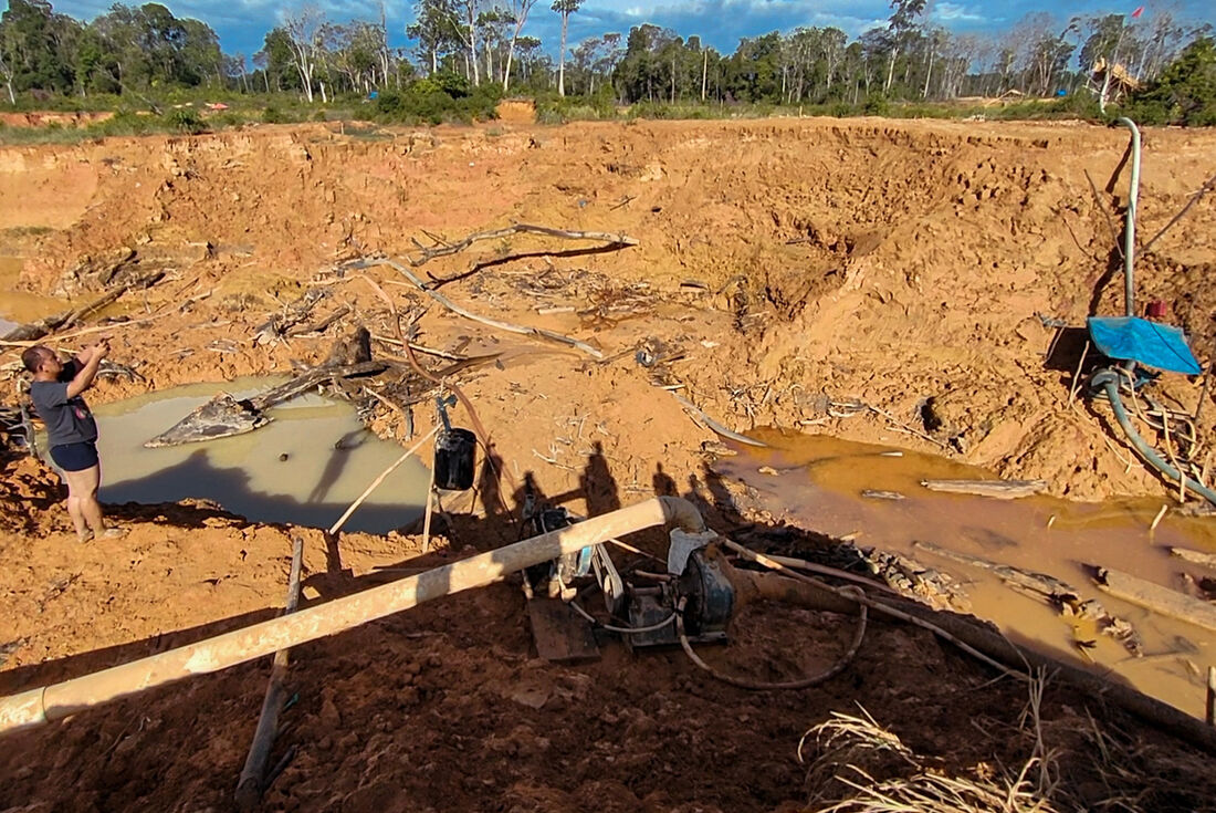 Local do acidente na província indonésia de Sumatra Setentrional 