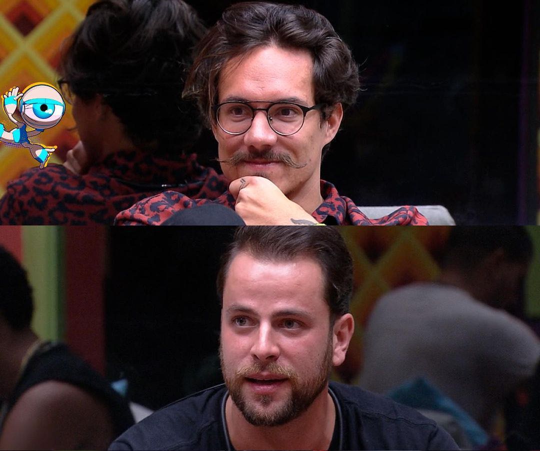 Eli e Gustavo: um dos brothers deve deixar a casa do BBB22 nesta terça (19)