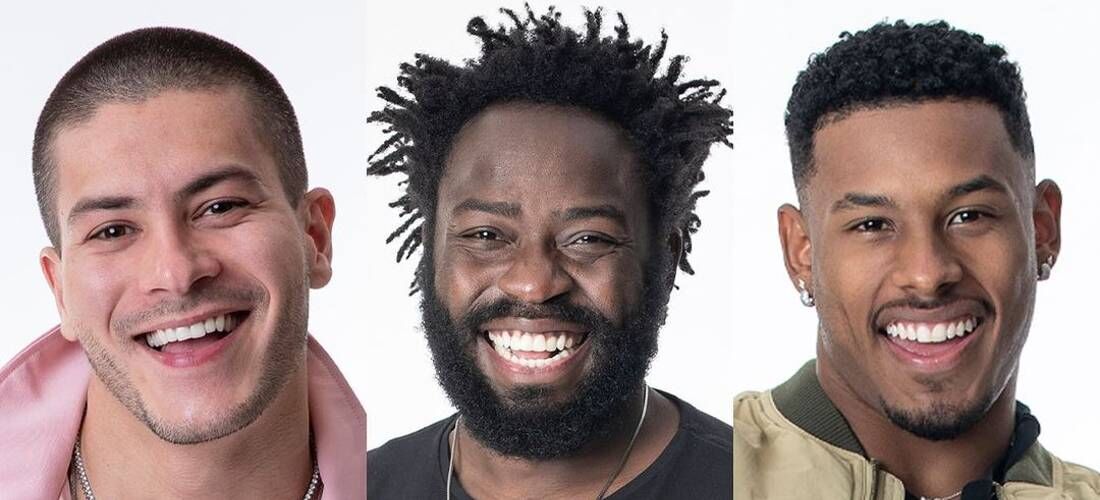 Arthur Aguiar, Douglas Silva e Paulo André estão na final do "BBB 22"