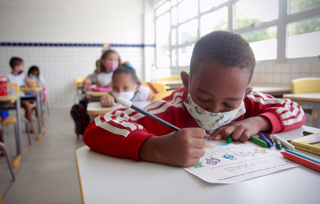 Alunos da rede municipal de ensino do Recife