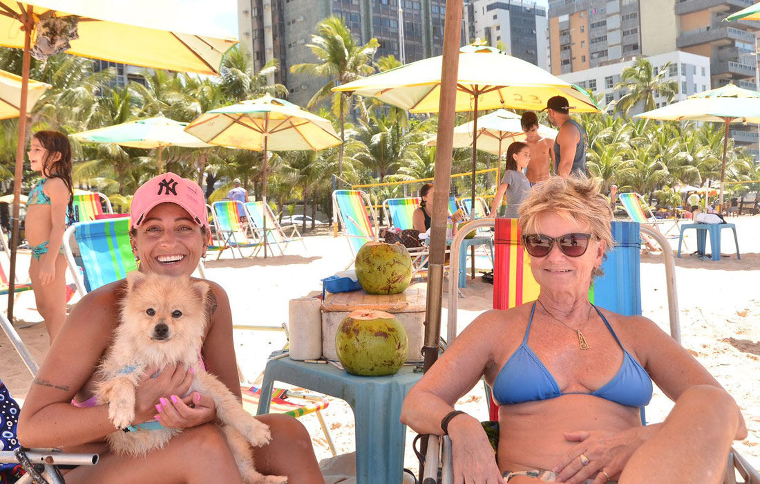 Banhistas na Praia de Boa Viagem
