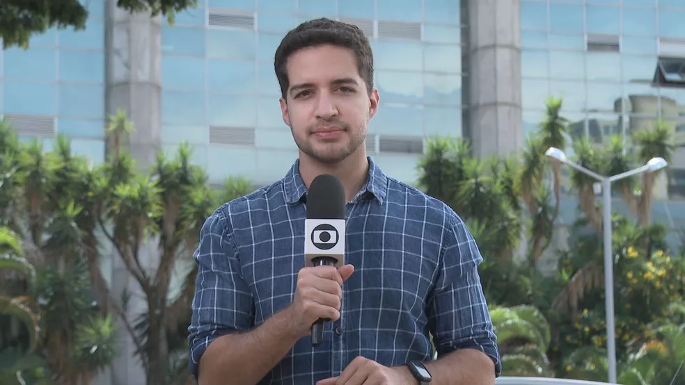 Gabriel Luiz, repórter da TV Globo em Brasília