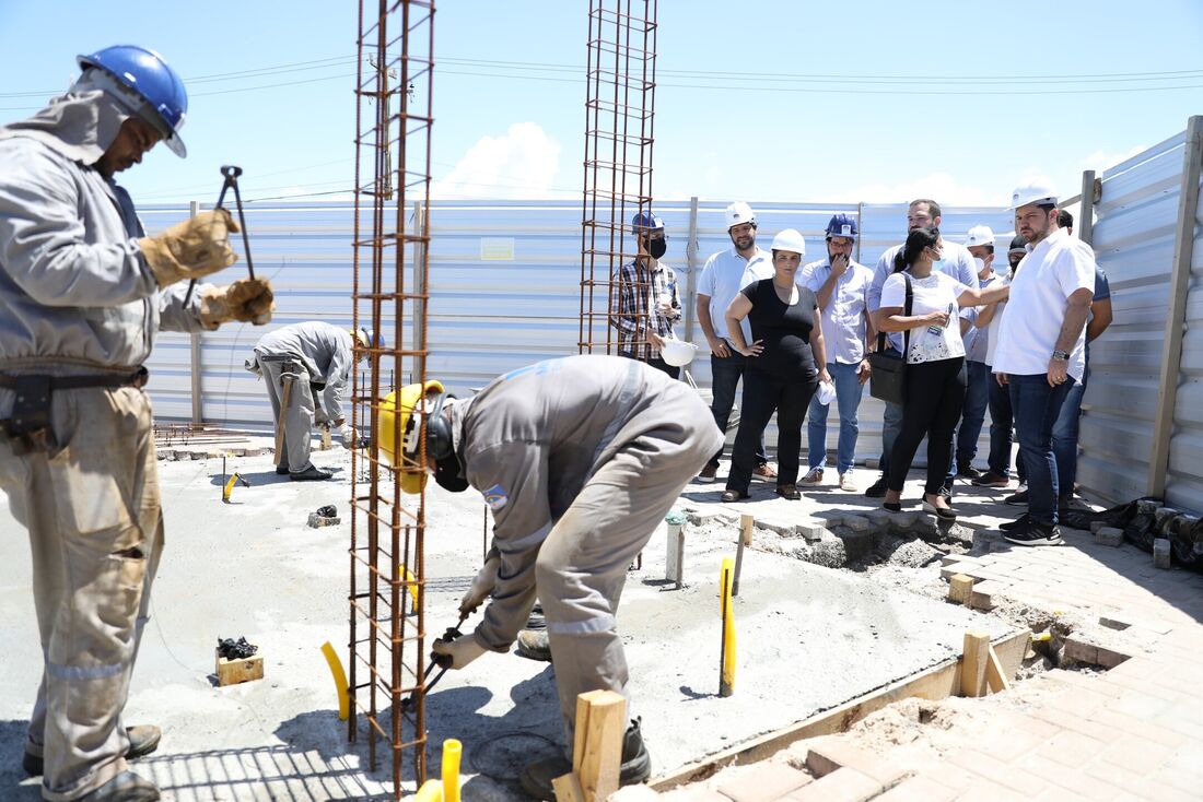 Prefeitura do Recife investe R$  8,6 milhões na construção dos novos espaços no calçadão do Pina e de Boa Viagem