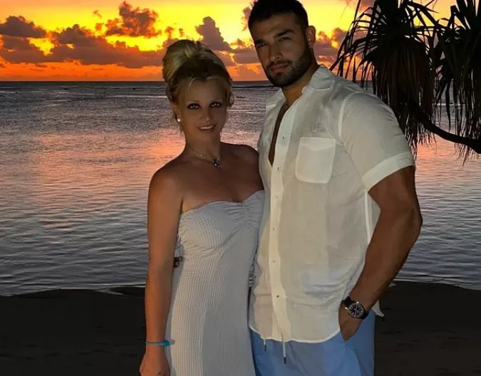 Britney Spears e seu marido, Sam Asghari