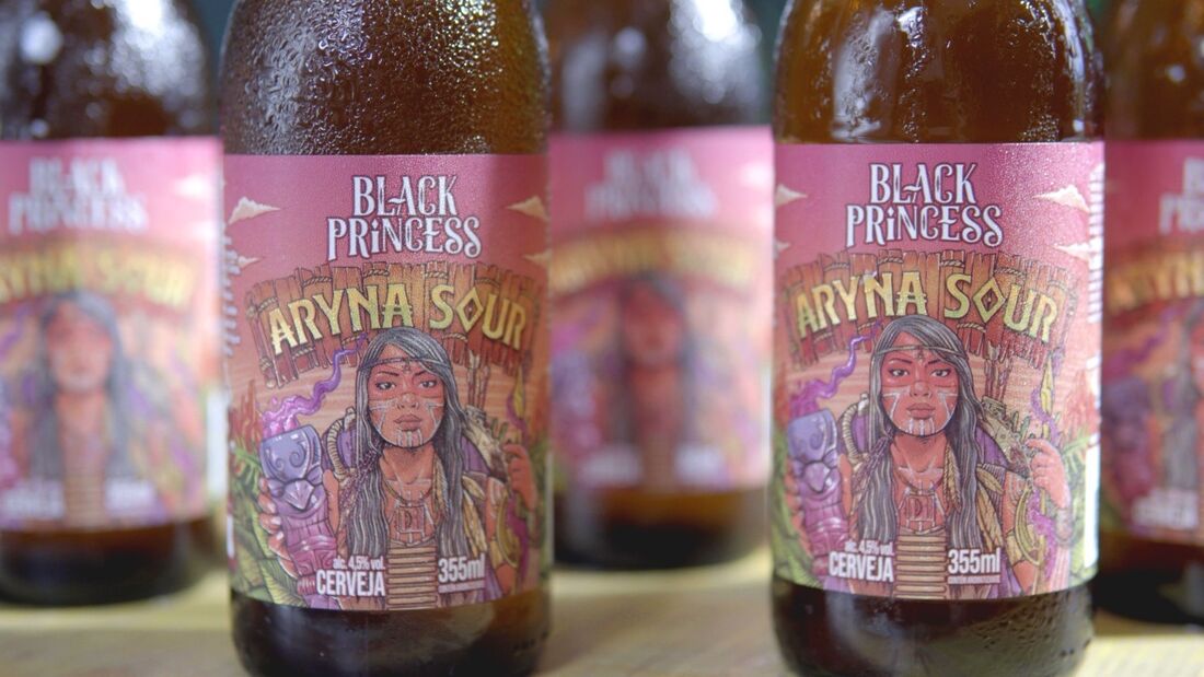 Cerveja Aryna Sour, da marca Black Princess