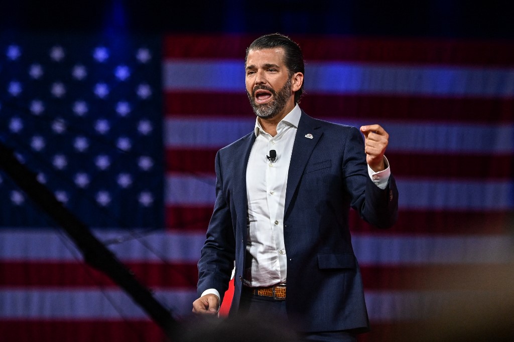 Filho mais velho do ex-presidente Donald Trump, Donald Trump Jr