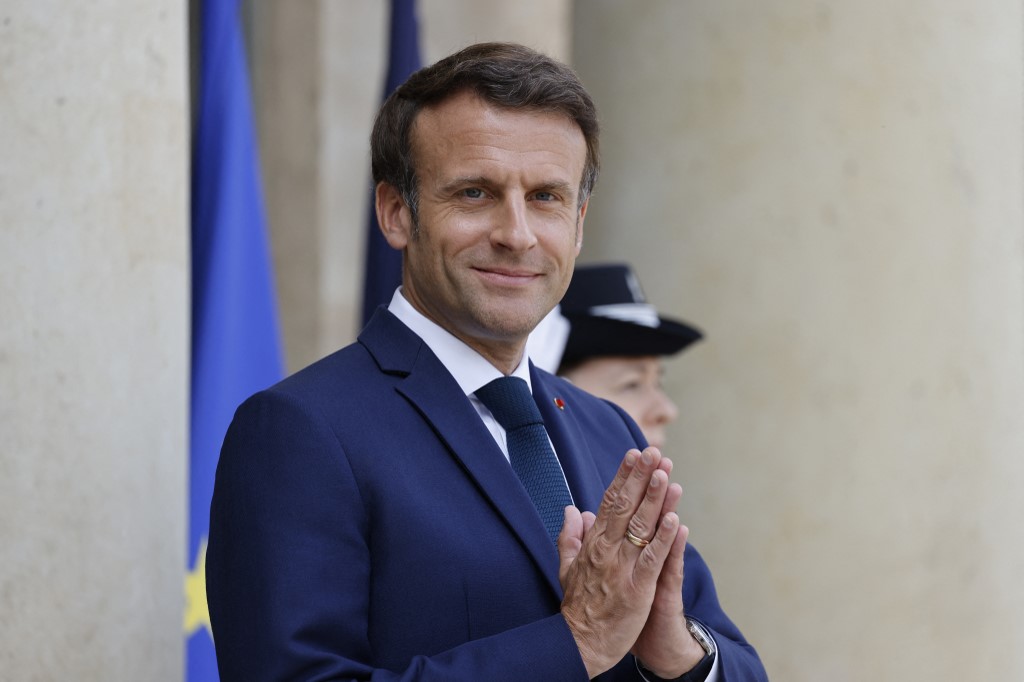 Presidente francês, Emmanuel Macron 