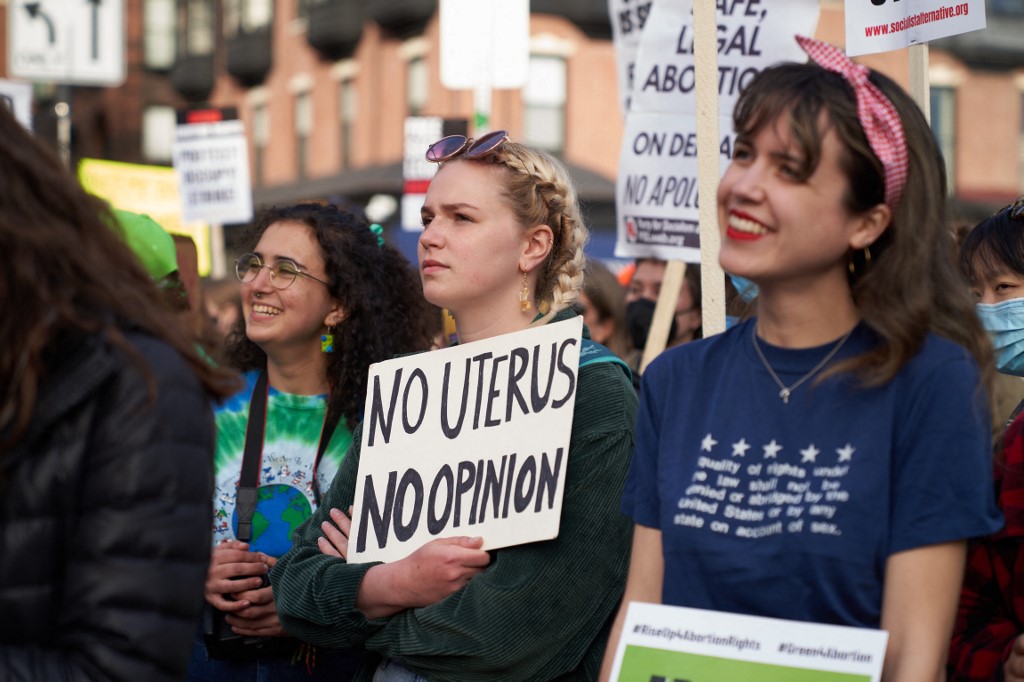 Protesto a favor do aborto nos EUA