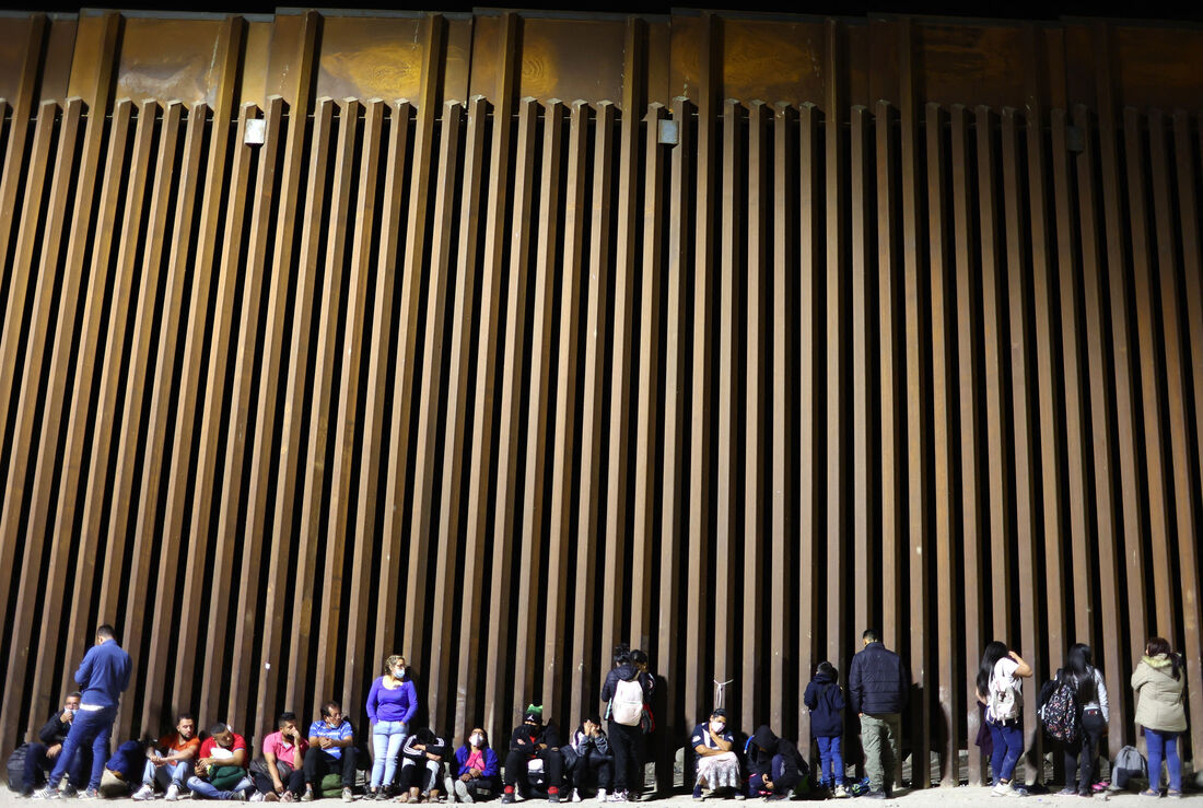 Muro que separa México e Estado Unidos 