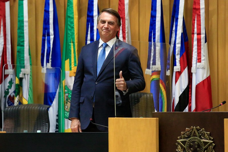 Bolsonaro em cerimônia de Ratificação de Posse de Ministros do Tribunal Superior do Trabalho (TST)