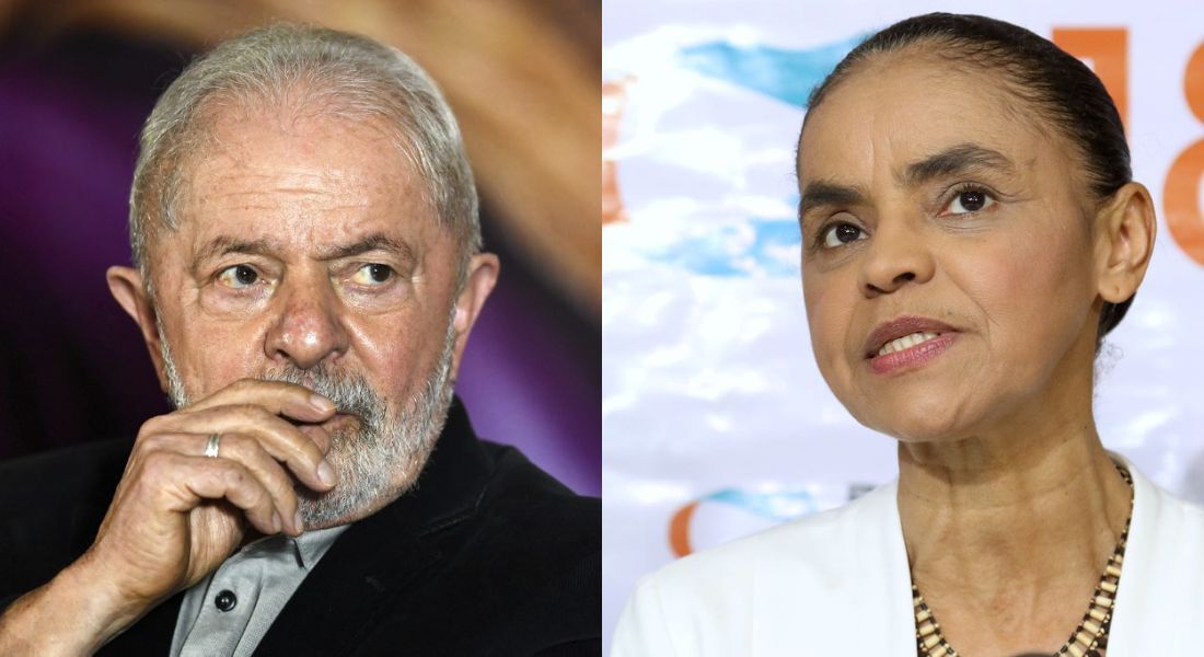 Lula (PT) e Marina (Rede)