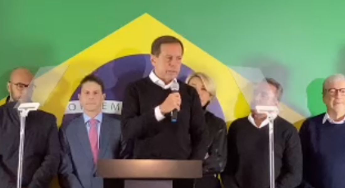 Pronunciamento de João Doria