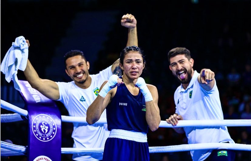 Pernambucana Caroline Almeida conquistou medalha de bronze em sua primeira participação em um Mundial adulto