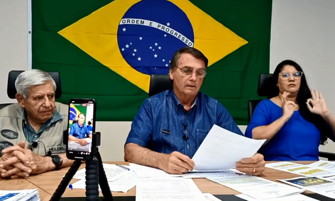 Live do presidente Jair Bolsonaro