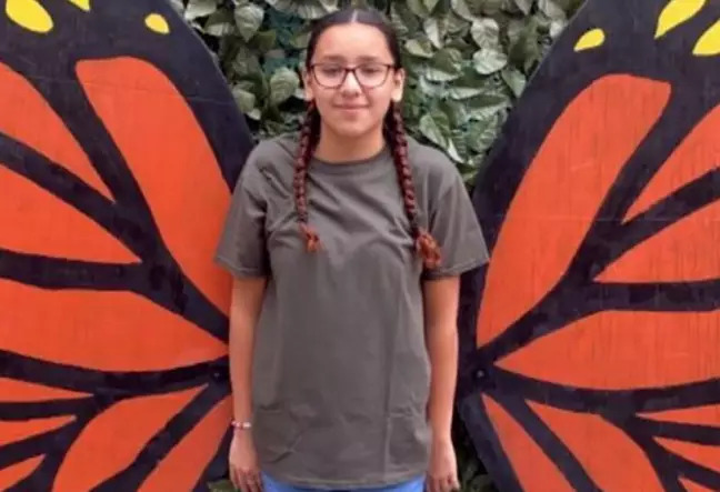 Miah Cerrillo, de 11 anos, sobrevivente do massacre em Uvalde, Texas